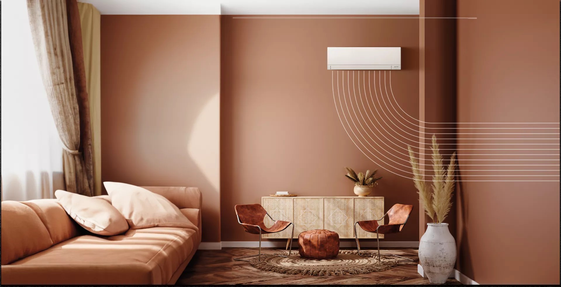 Climatisation dans un salon